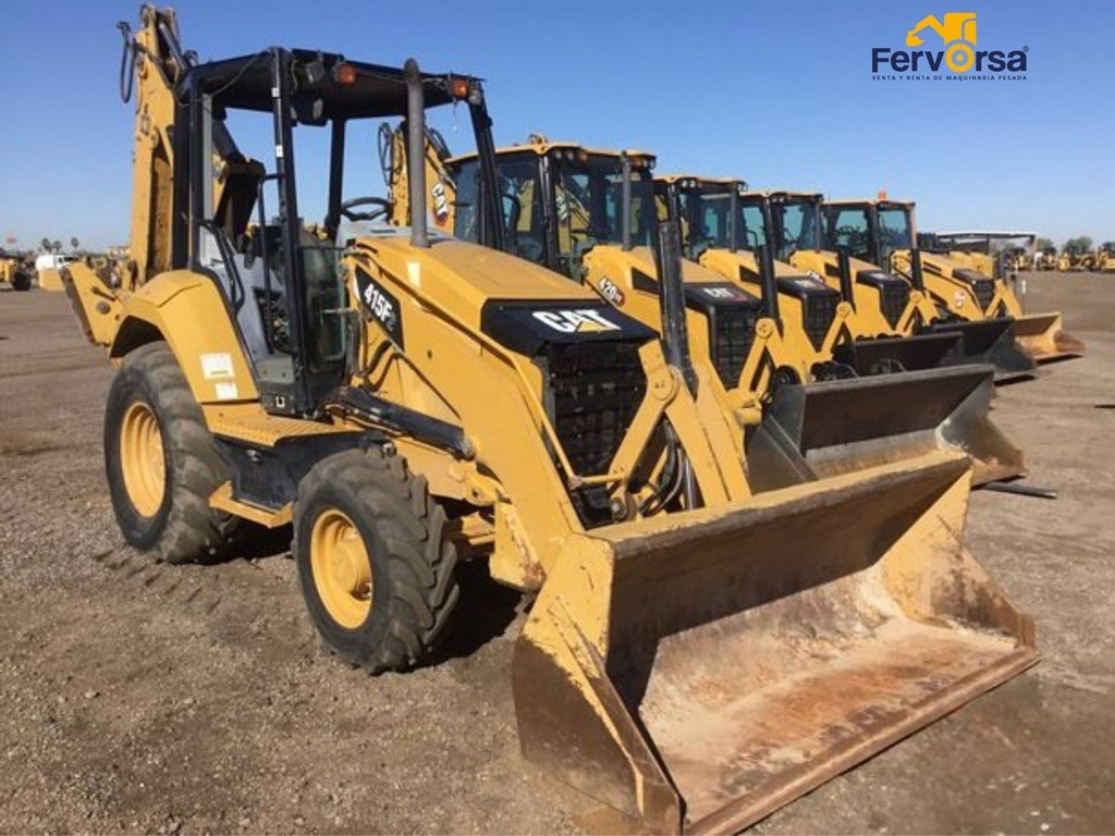 Retroexcavadora Caterpillar 415F2 2022 4x4 con Extensión – Disponible para Importación