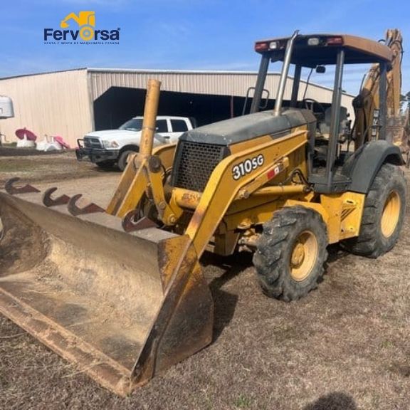 Retroexcavadora John Deere 310SG 2002 | Retroexcavadora 4x4 para Construcción 