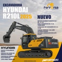 Excavadora Hyundai R210L 2025 | Disponible en México
