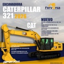 Excavadora Caterpillar 321 2026 | Disponible en México