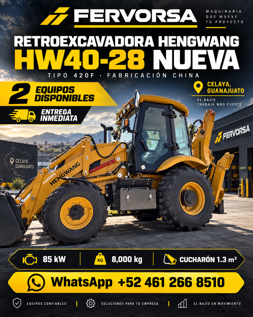 Retroexcavadora Hengwang HW40-28 2025