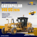 Motoniveladora Caterpillar 140 GC 2026