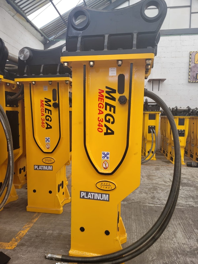 Martillo Hidráulico Mega 340 Platinum 