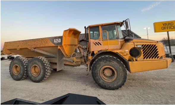 Camión articulado Volvo A25D | Por Importar