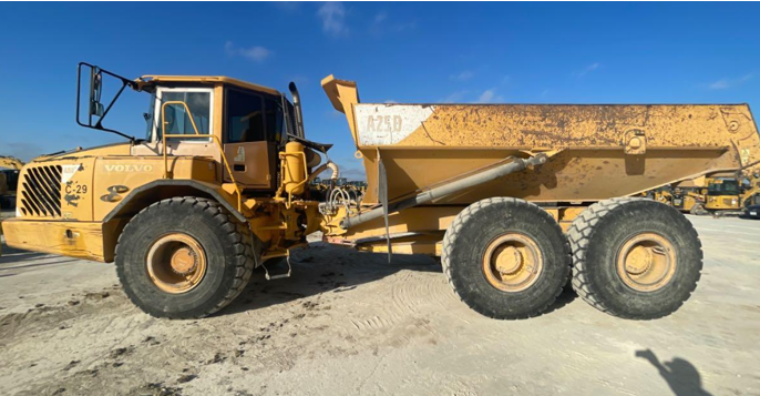 Camión articulado Volvo A25D | Por Importar
