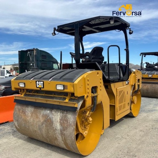 Rodillo Compactador Tandem Caterpillar CB10 2017 | Vibrocompactador de Doble Tambor