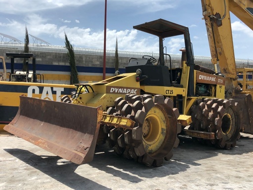 [3325.] Compactador Dynapac CT25 1992 | Pata de Cabra con Motor Detroit y 6,000 hrs