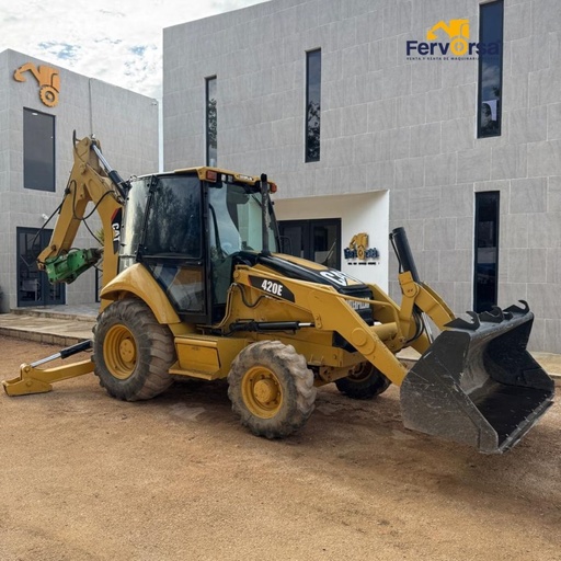 [1341] Retroexcavadora Caterpillar 420E 2012 4x4 | Entrega Inmediata 